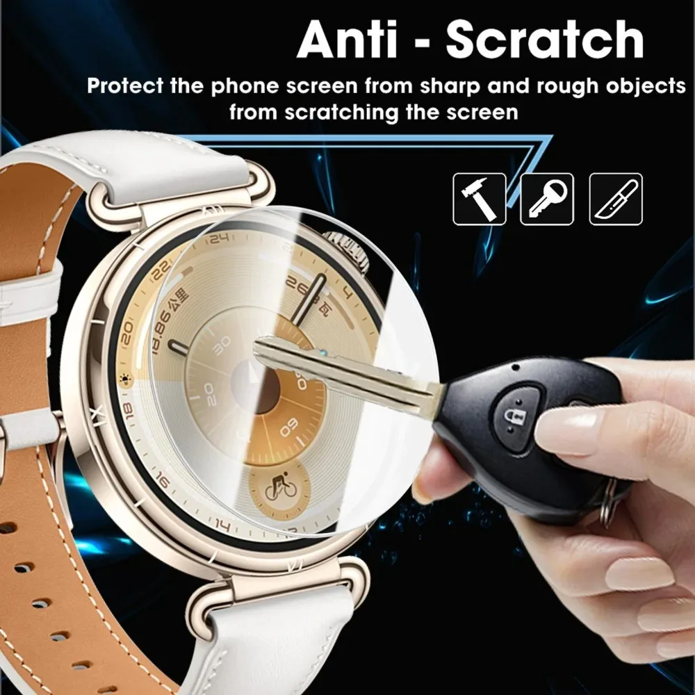 Pellicola salvaschermo premium da 1-5 pezzi per Huawei Watch GT6 41mm/46mm GT6 Pro HD in vetro temperato con kit di installazione di allineamento automatico