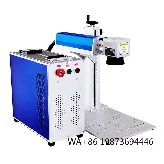 Split Type 20W-50W Fiber Marking Machine, for Metal Steel Gold Silver Copper