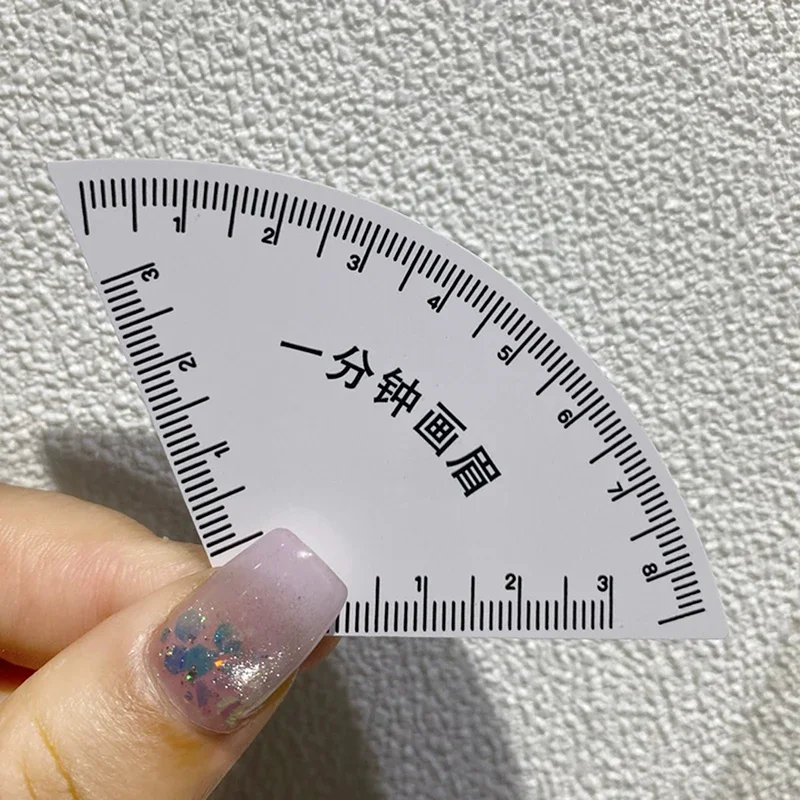 Snelle tekening wenkbrauwliniaal Microblading Mapping Tool Shaping Permanente make-up Tekening Gids Liniaal Tattoo Supplies Hergebruik