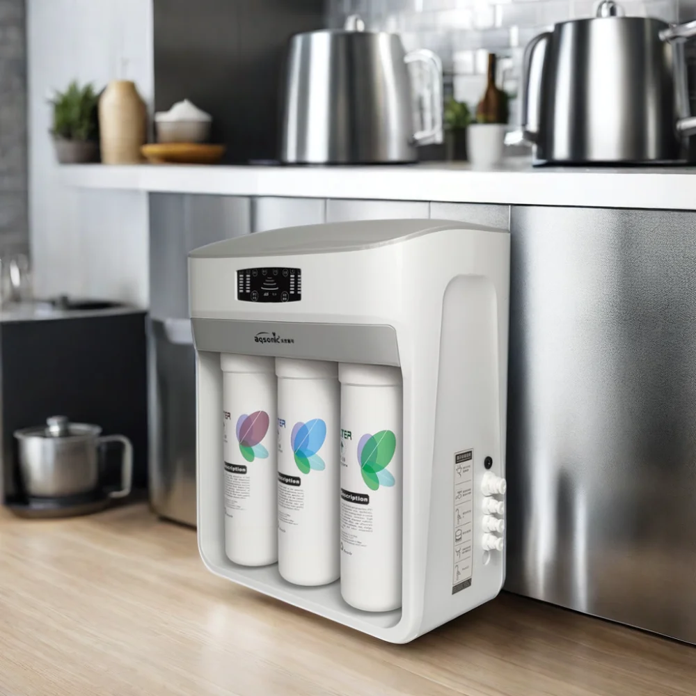 High-End 100 Gallon Household Water Purifier Electric RO Reverse Osmosis System with 5+ Stages for Kitchen Water Treatment