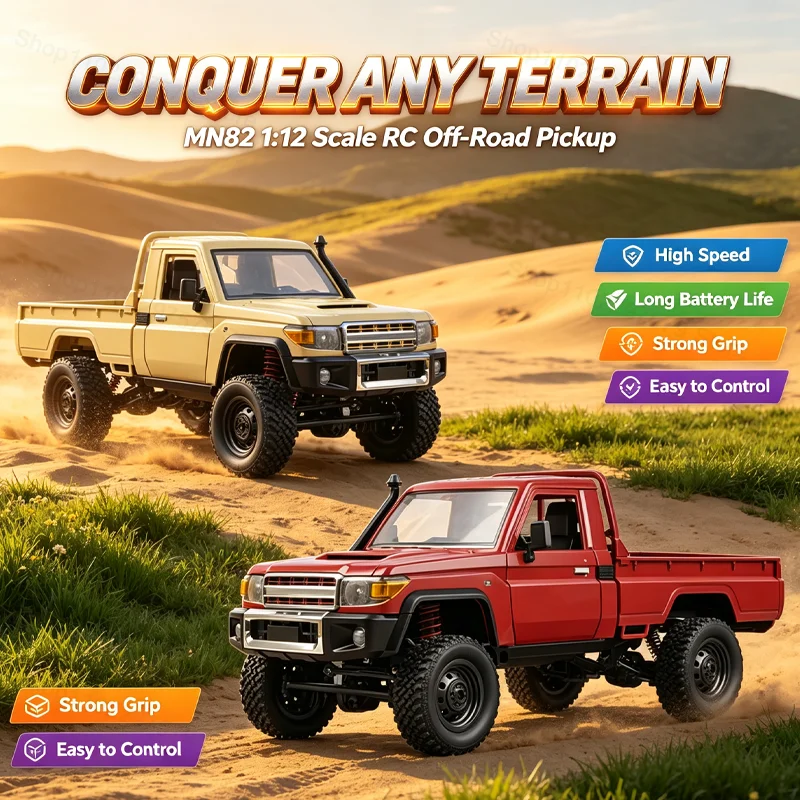 Hobby Quality Rc Cars - MN82 1:12 RC Off-Road Pickup Truck