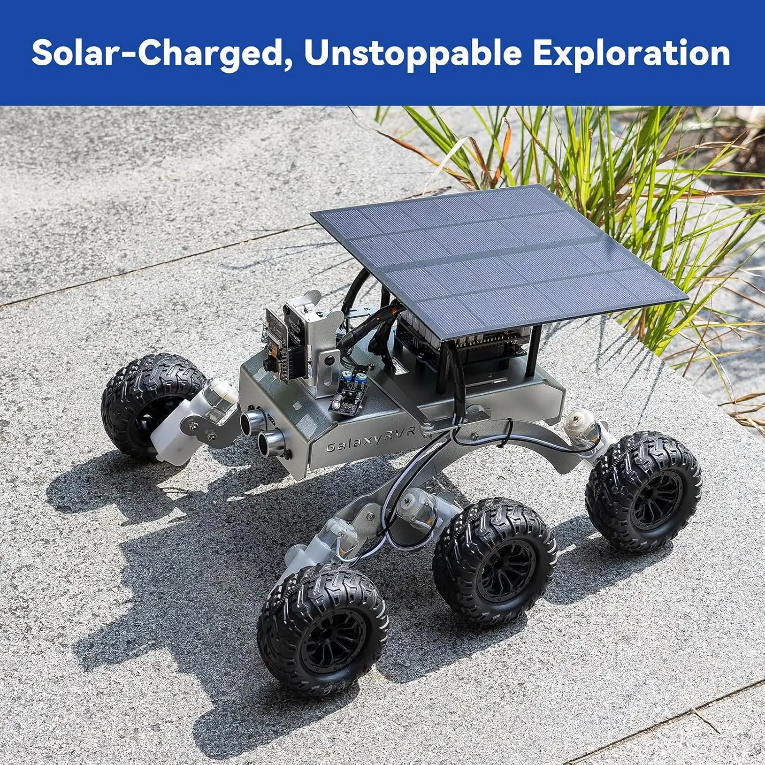 SunFounder GalaxyRVR Марс Ровер комплект, умный видео робот автомобильный комплект совместим с Arduino Uno R3 с ESP32 CAM, батареи включены