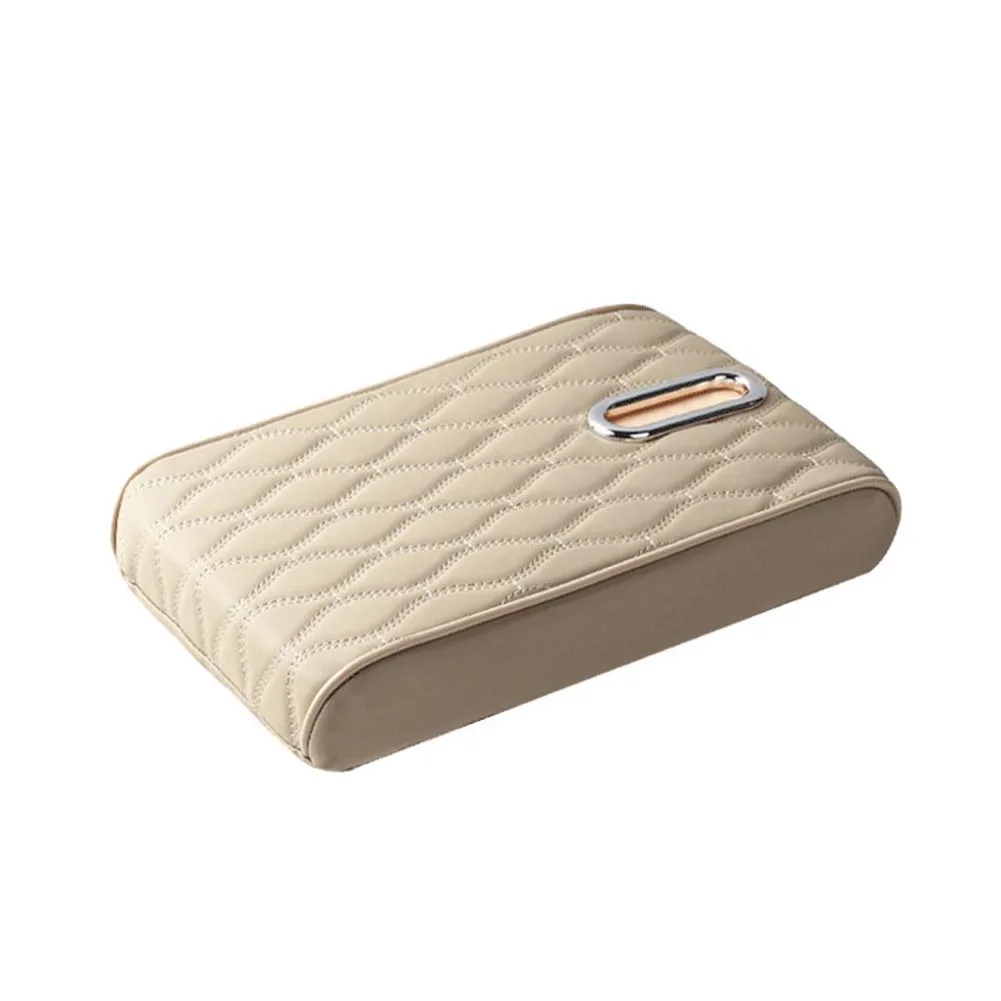 Comfort Driving Pad Beige Memory Cotton Armrest Pad Elevated Armrest Comfort Interior Protection Mat For Truck
