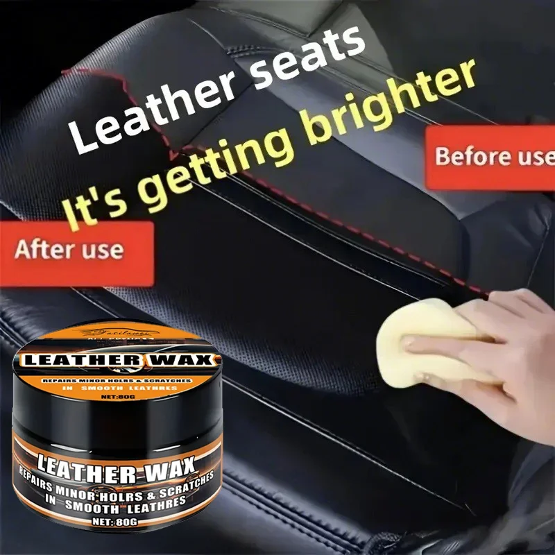 كريم تجديد البلاستيك والداخلي الجديد للسيارة - شمع لوحة القيادة بطبقة نانو، معجون تجديد أسود لامع لترميم Ca