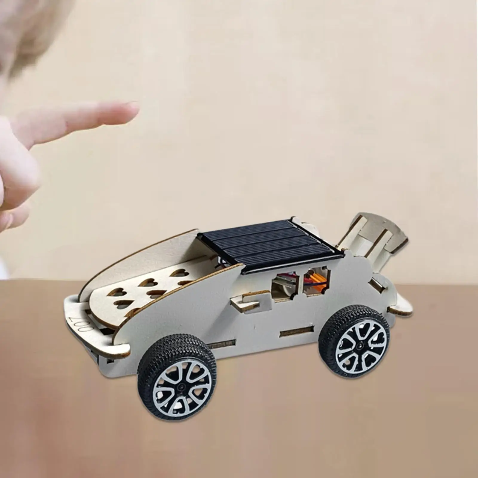 Solar Car DIY Project Assembly Kit 3D Puzzle Educational Toy Physical Teaching for Boys Girls Ages 8+ Year Old School Kids Teens