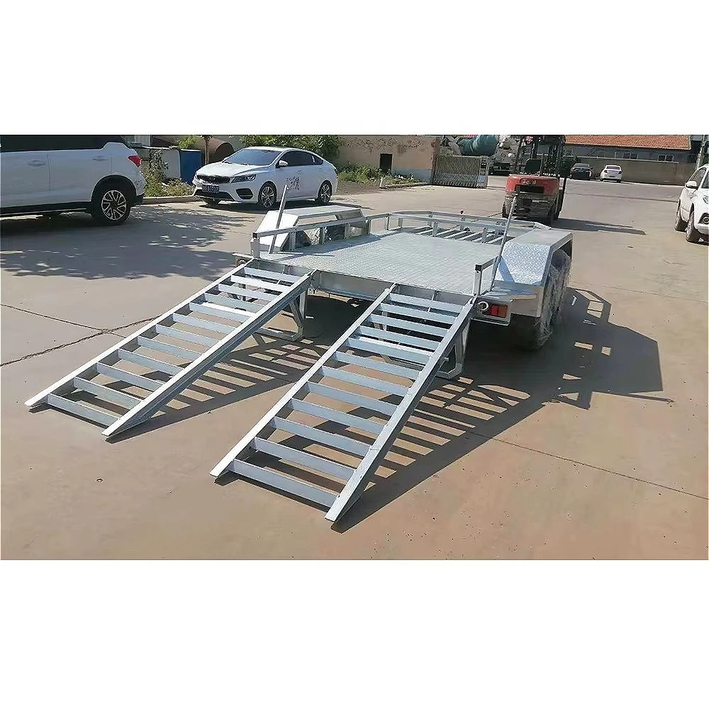 Chinese Factory-Direct 2,500kg Heavy-Duty Vehicle Transport Trailer / Mini Excavator Transport Trailer
