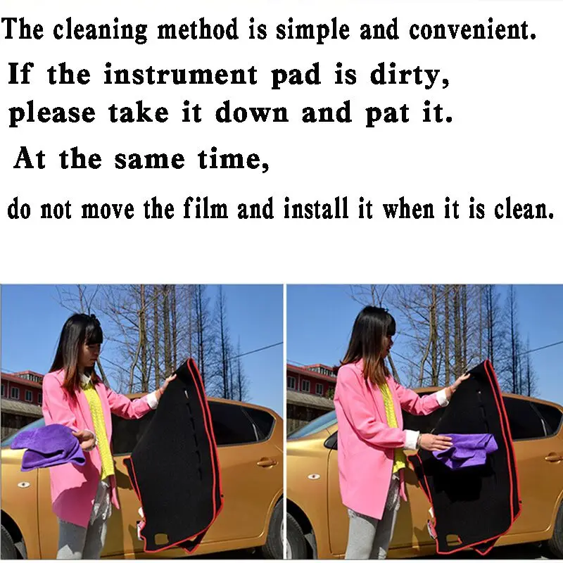 For Ford Mustang 2024 2025 2026 Accessories Dashboard Cover Instrument Panel Dash Mat Dashmat Protective Pad