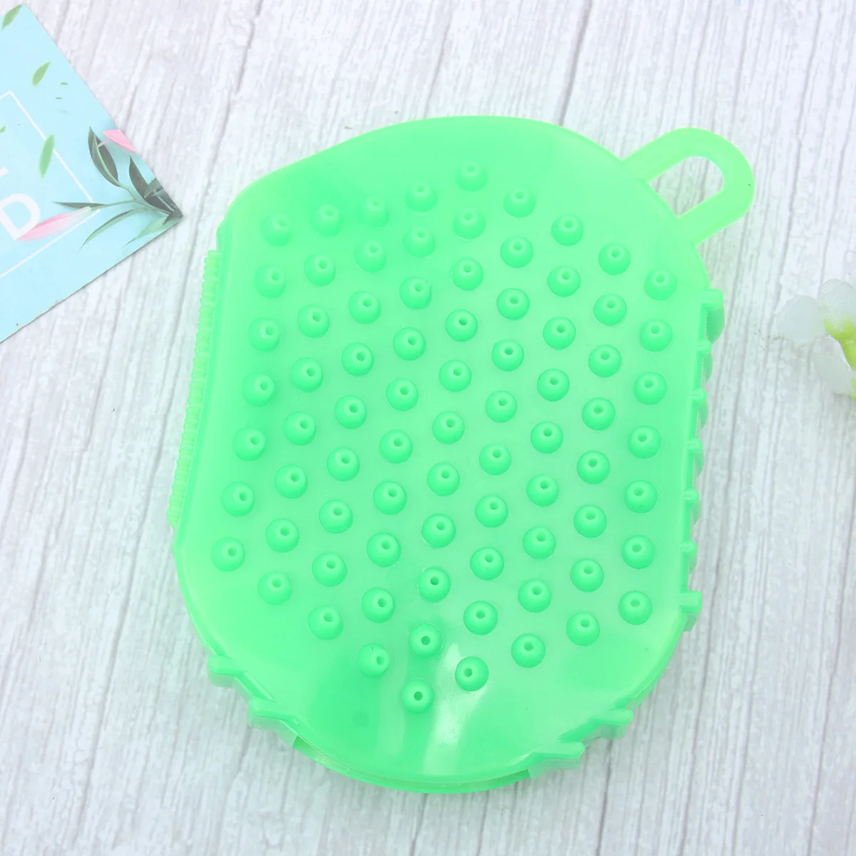 1 szt. Obrotowy o 360 stopni masażer z siedmioma kulami do redukcji bólu mięśni i głębokiego masażu, zielony