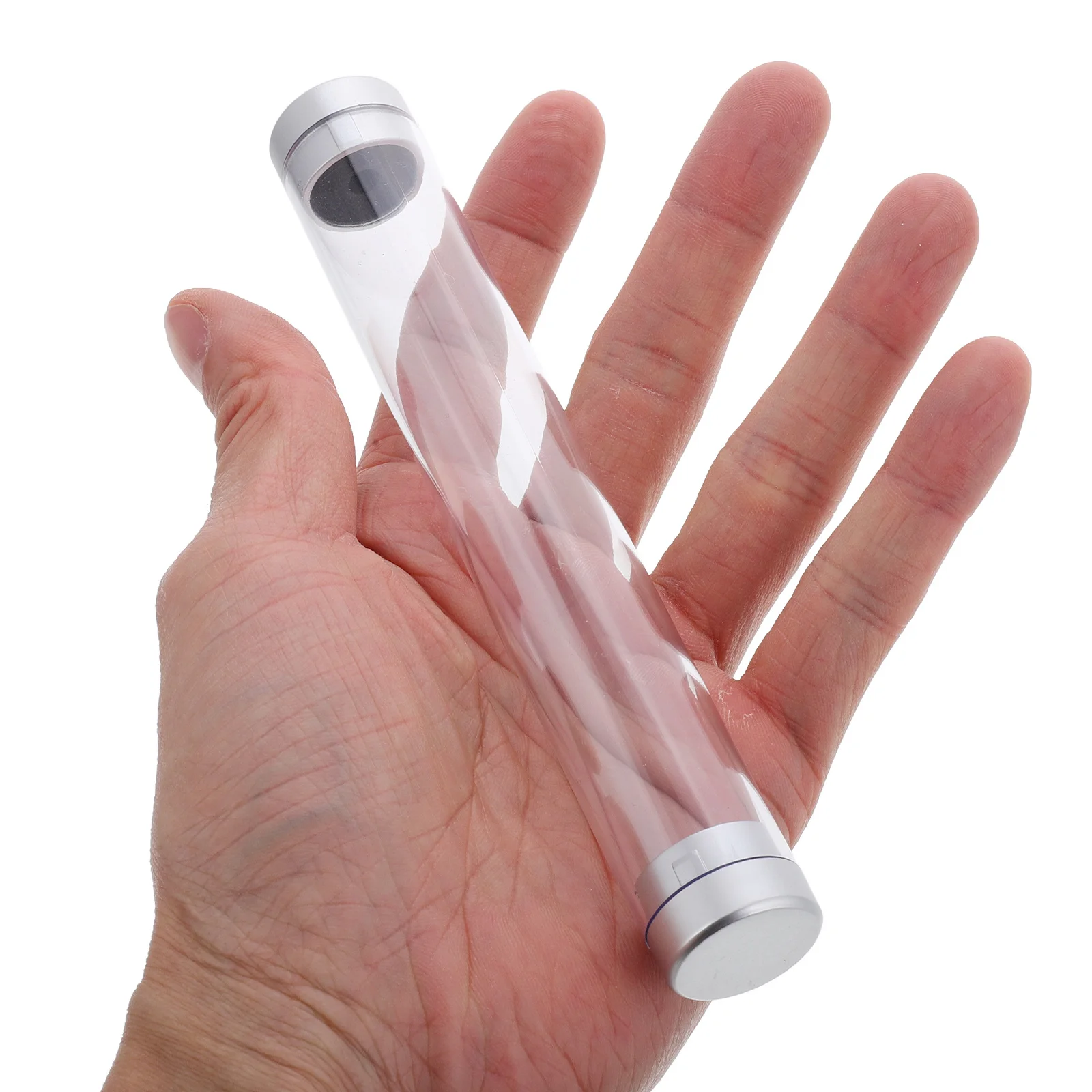 Transparent Tweezer Storage Tube with Cap for Eyelash Tweezers Organizer Box Lash Extension Tool Holder Small Travel Container