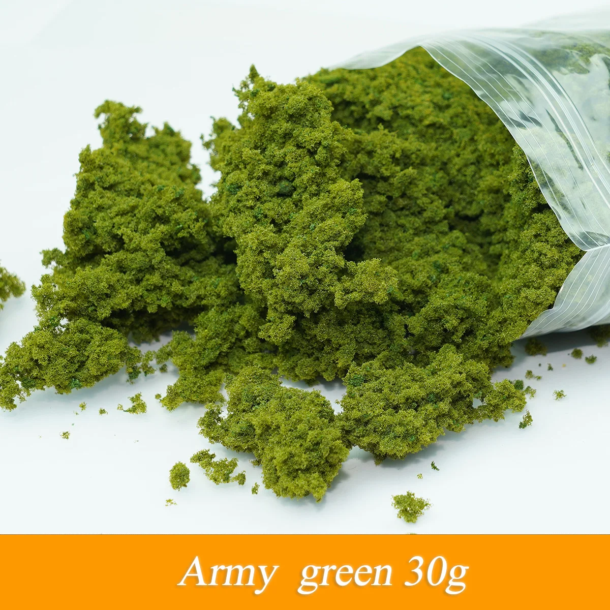 محاكاة الإسفنج شجرة بوش مسحوق المواد DIY بها بنفسك طاولة الرمل السكك الحديدية العشب مسحوق القطار العسكري منصة تخطيط نموذج الملحقات #4