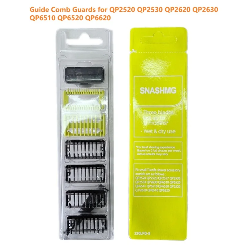 7/8 Guide Comb Guards for Philips One Blade QP2520 QP2530 QP2620 QP2630 QP6510 QP6520 QP6620 Face Hair Clippers Beard Trimmer