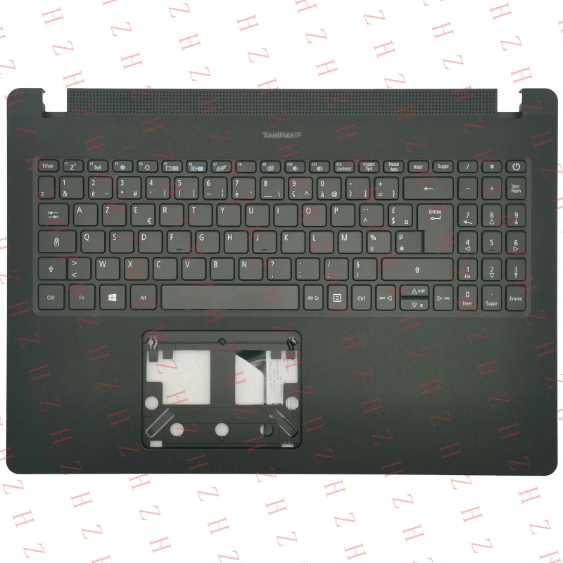 P+ FOR Acer Travelmate P215-52G French Keyboard Cover Black 6B.VLUN7.010