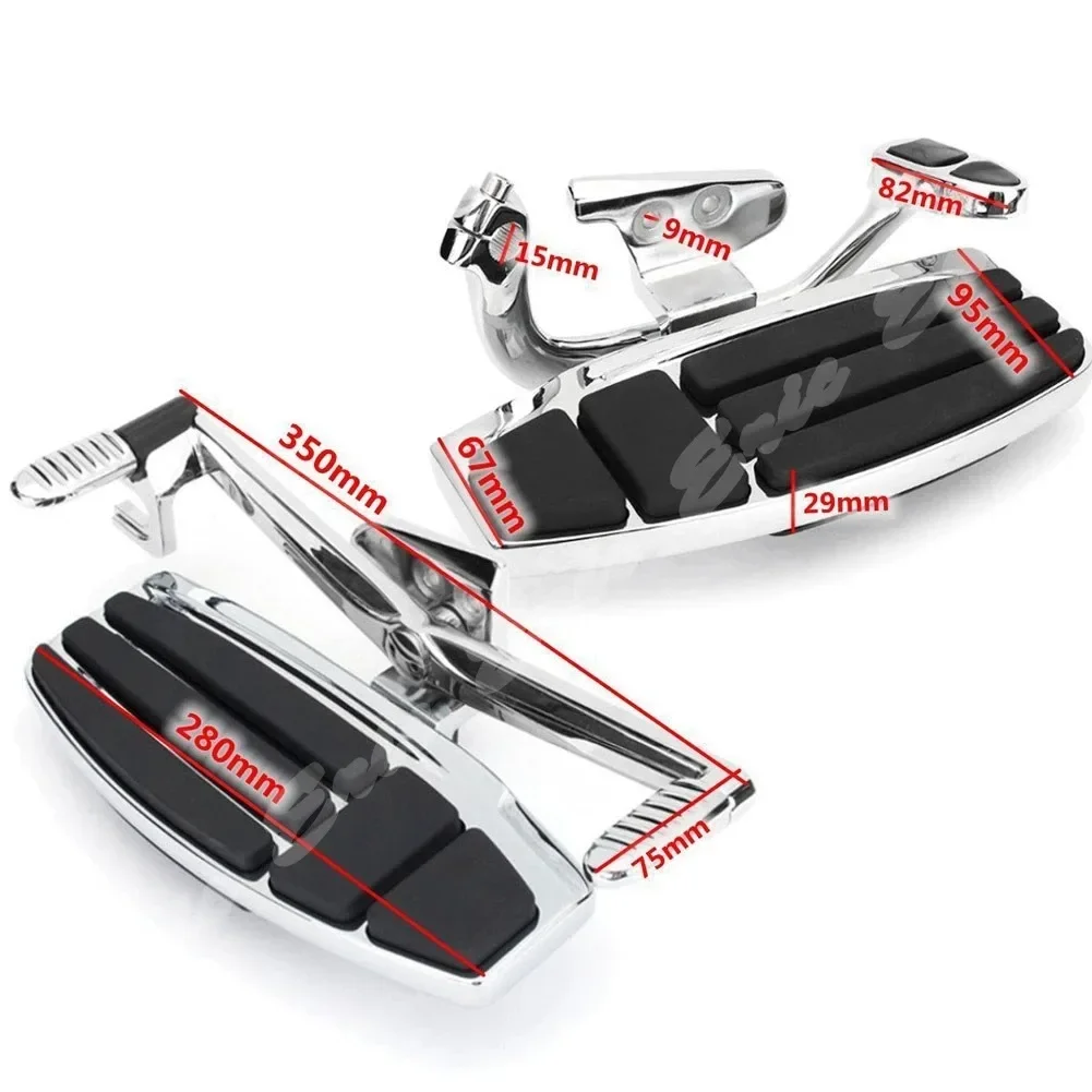 

fit for Honda Goldwing 1800 GL1800 2002 Foot Board Floorboard Kit Aluminum Chrome Black