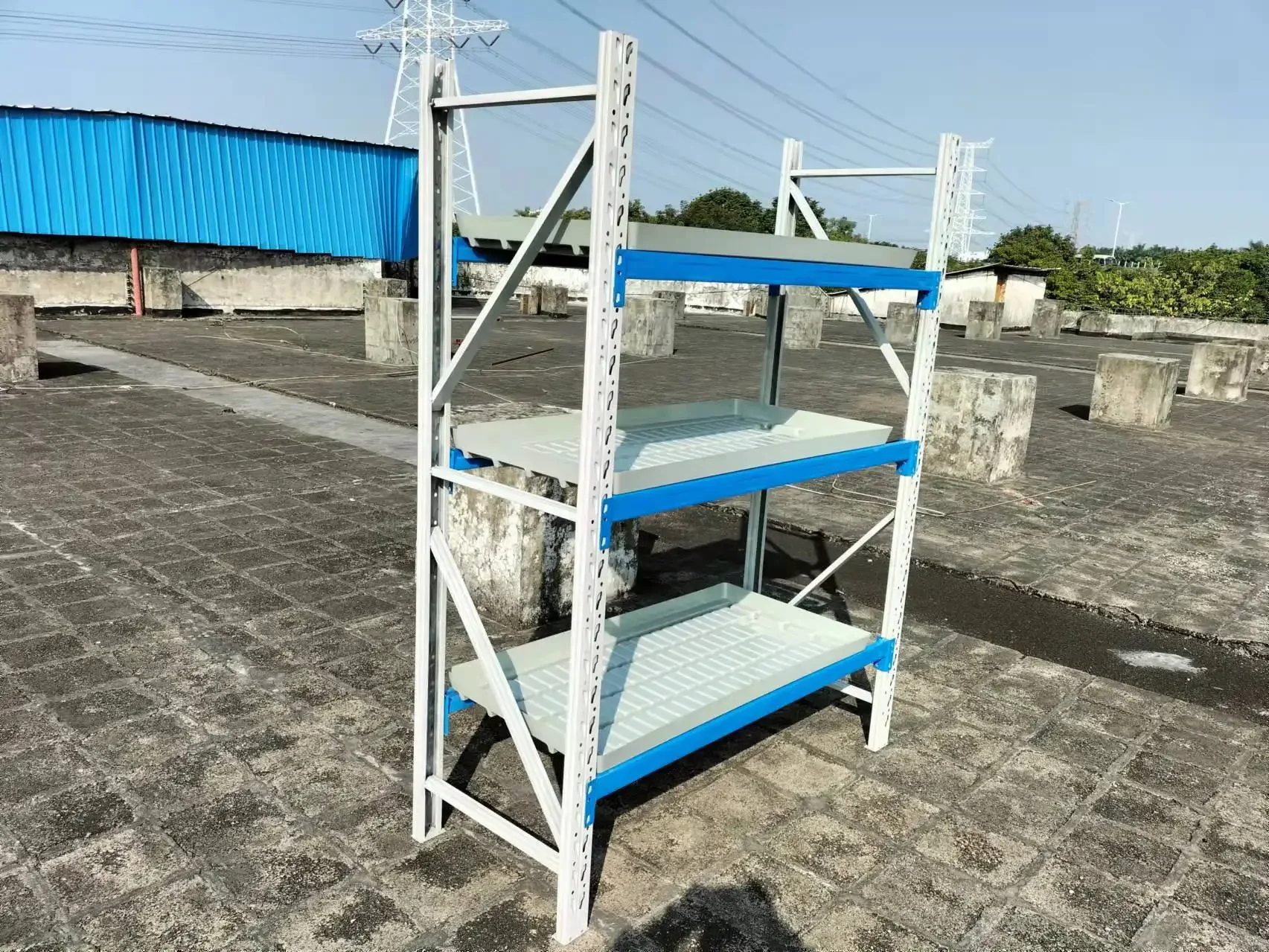 2026 Farming Rack  Hydroponic Pot Plant System Vertical Grow Rack  Micro Greens Grow Rack