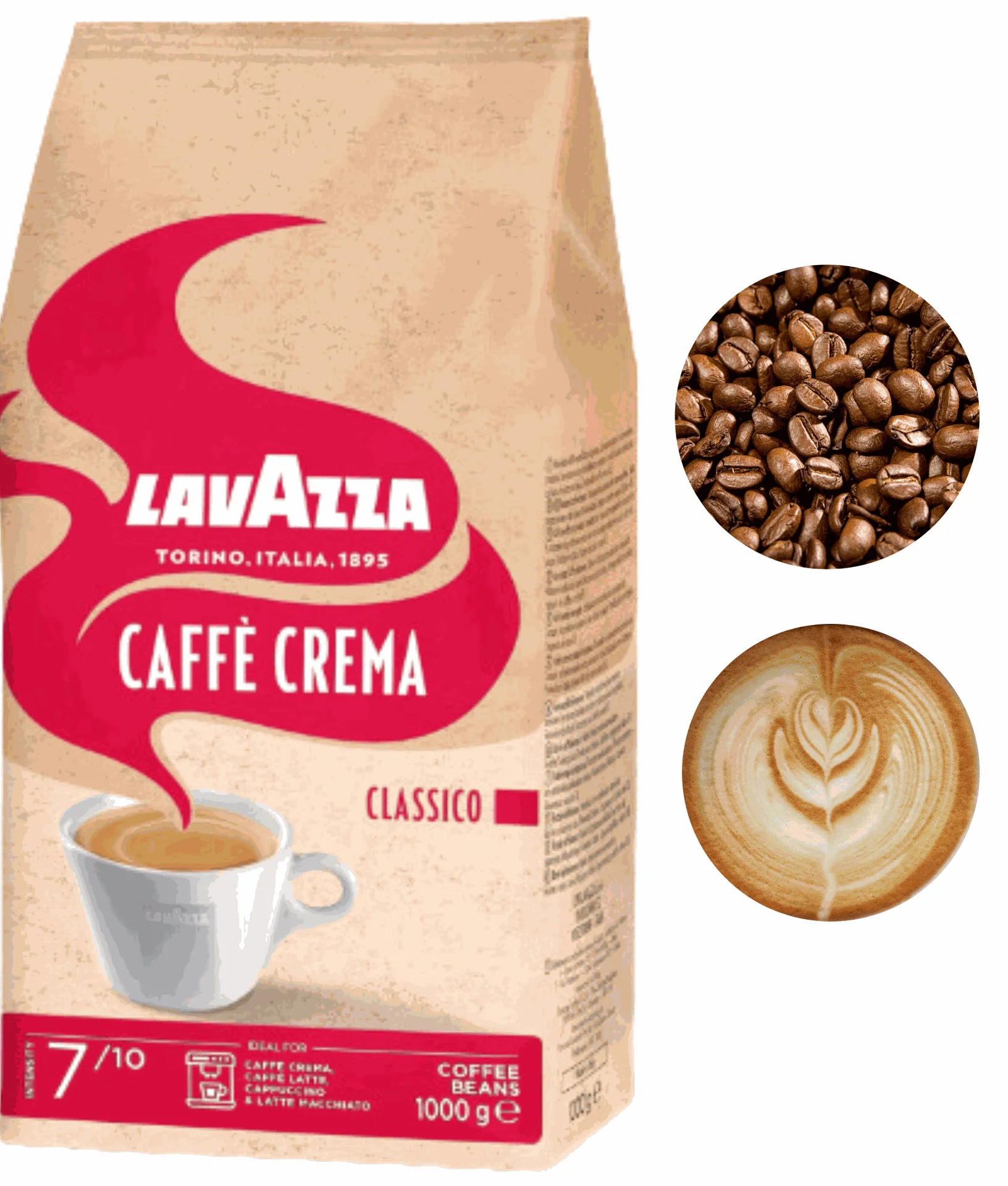 Lavazza Crema Classico kawa ziarnista do ekspresu 1kg