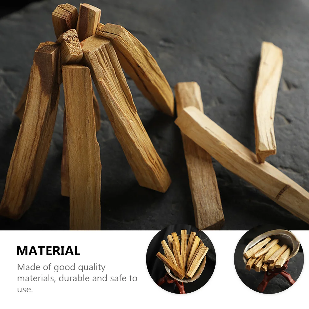 

4pcs Natural Meditation Incense Purifying Aroma Wood For Home Office Ceremony Smudging Spiritual Cleansing Aroma Sticks Wood
