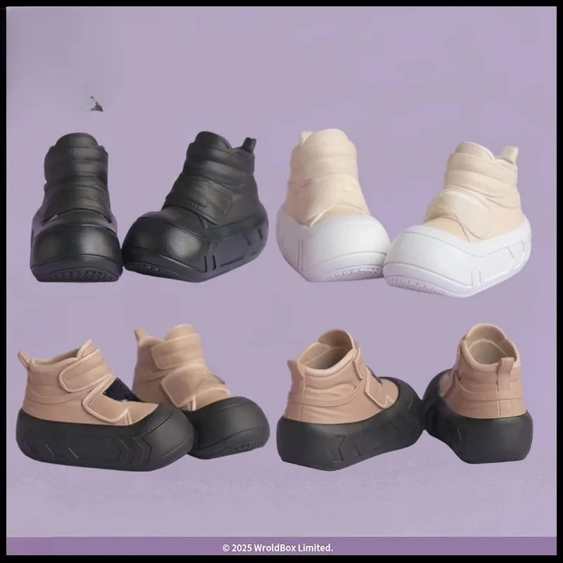 

Worldbox GS005 масштаб 1/6, модные толстые однотонные ботинки, модель обуви для 12-дюймовой женской фигурки солдата, аксессуары для кукол