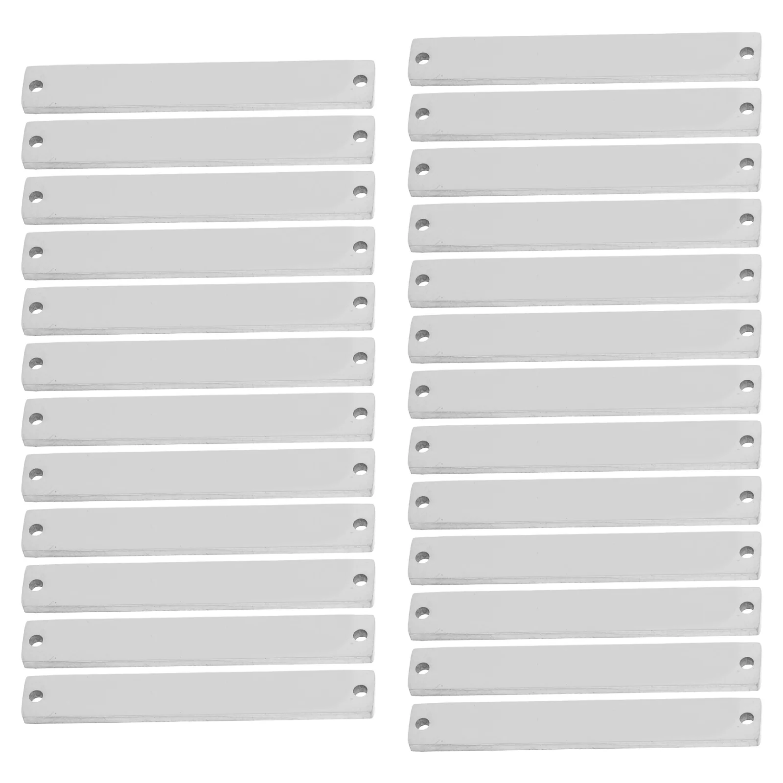 

Stainless Steel Square Strips Rectangle Shape Charms Pendants Metal Labels Stamping Blanks Tags Necklaces Accessories Geometric