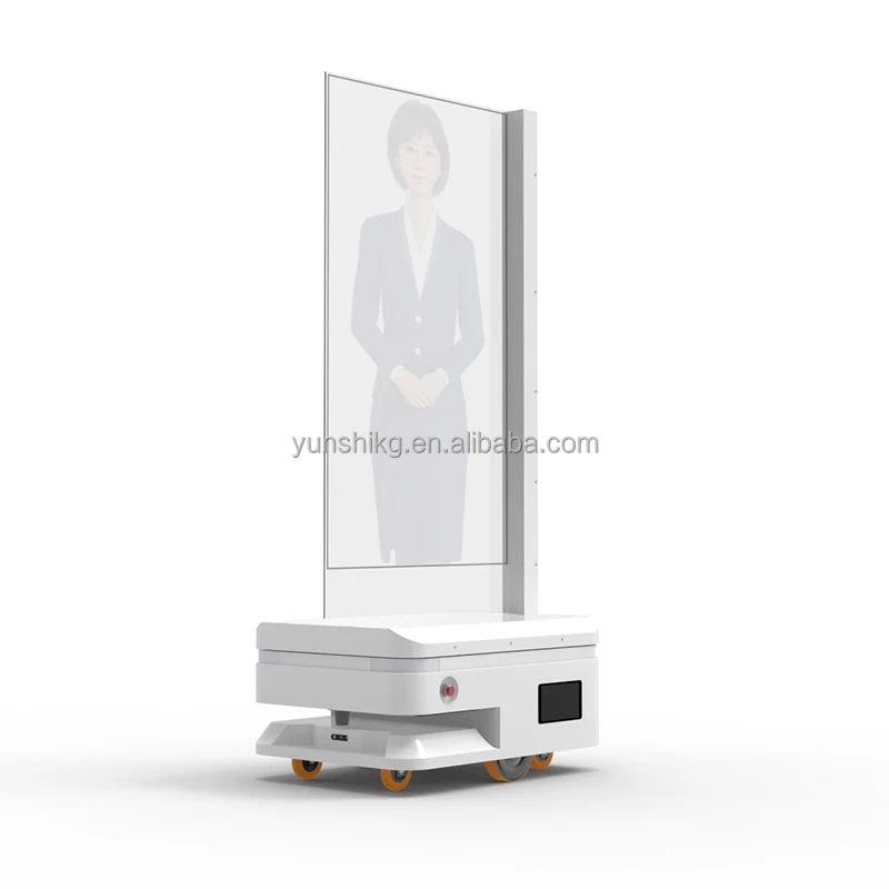Robot automatico per evitare ostacoli Display touch screen Display pubblicitario Oled Navigatore Modello grande Macchina all-in-one