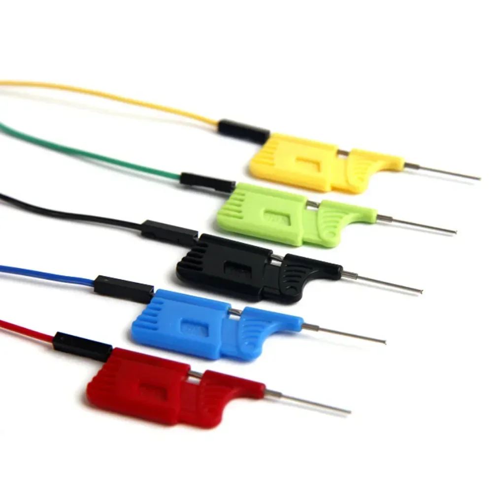 Integrated circuit chip test clamps ABS material for SOP SOIC TSSOP MSOP chips pins pitch over 0 3mm includes 10 clips and wires