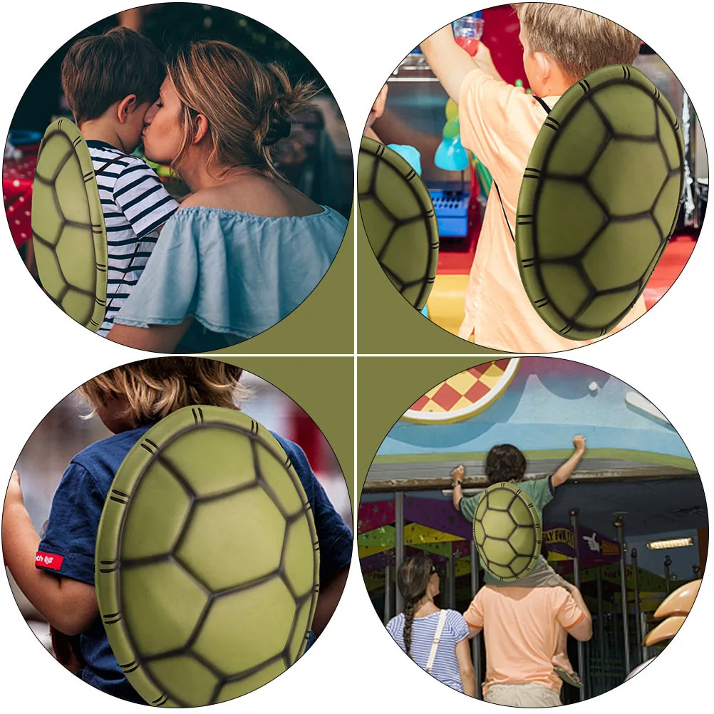 

4 Pcs Turtle Shell Props EVA Material Halloween Costume Accessory Unique Design Cosplay Party Photos Fun Atmosphere Free