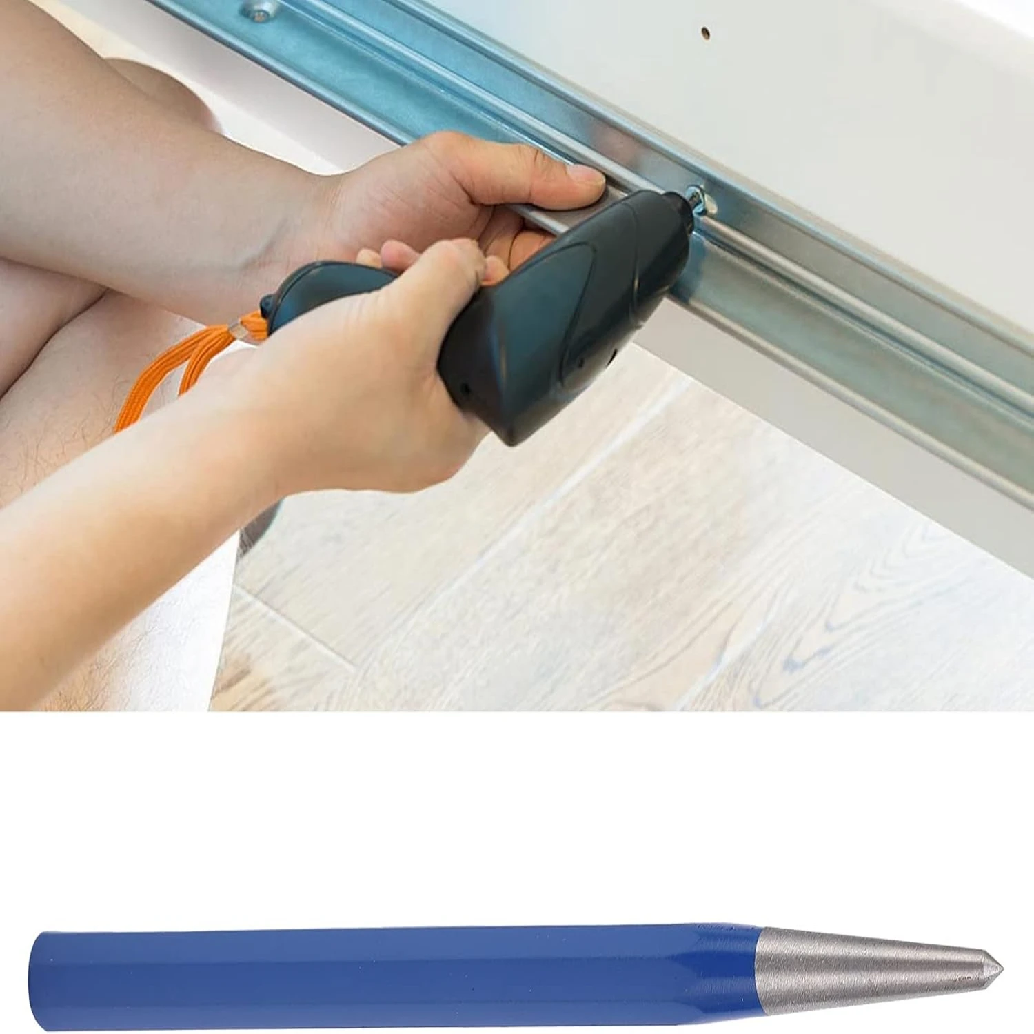 Sturdy, reliable, and durable 4mm diameter center punch tool for precision woodworking - perfect for garage use - wear-resistant
