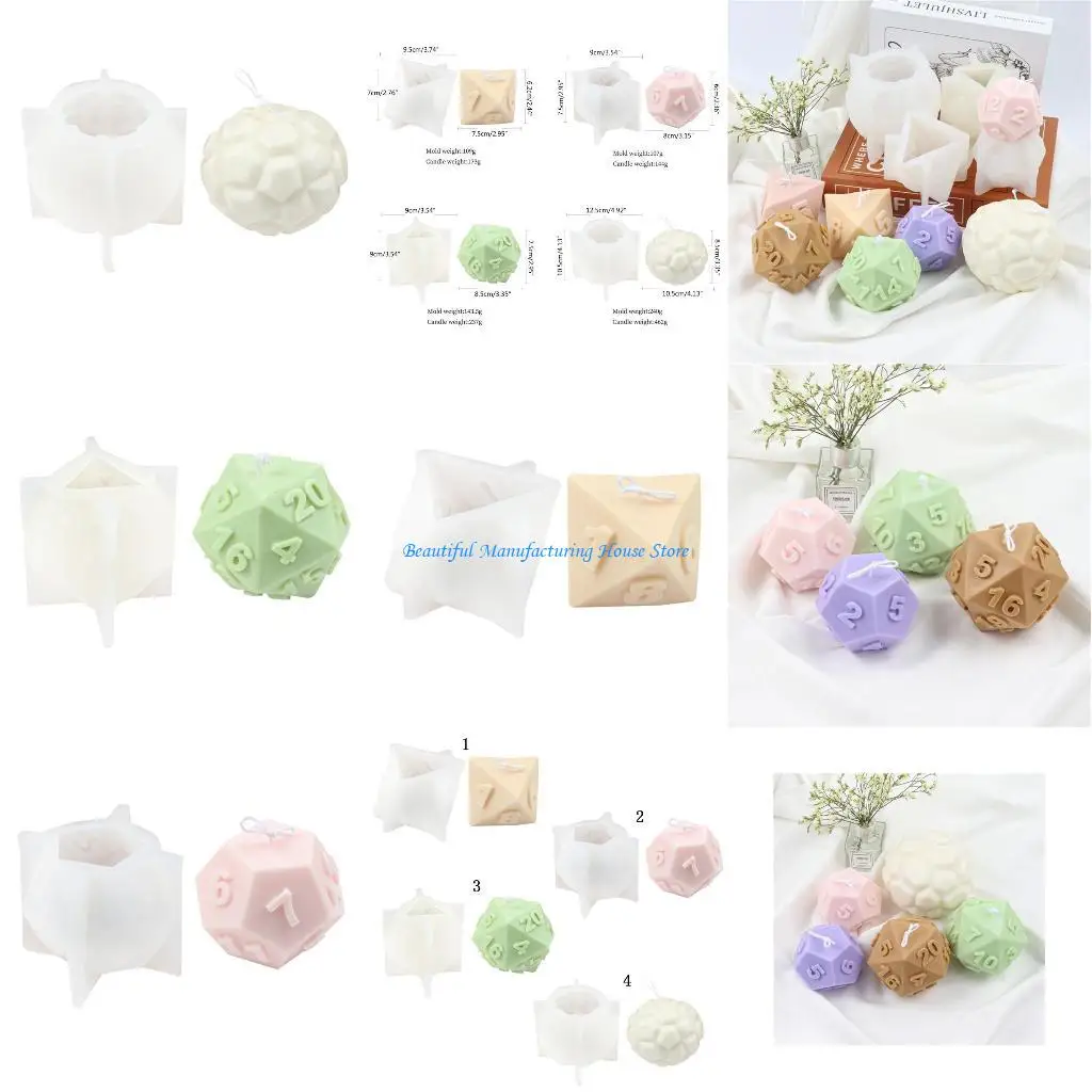 

E56A эпоксидная форма для мыла ручной работы, форма для украшения свечей для самостоятельного изготовления украшений, мыло,