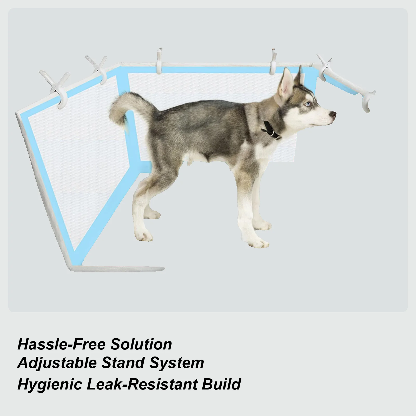 

Dog Potty Tray High Walls Splash-Proof Portable Dog Bathroom Indoor Litter Box For Small Medium Large Puppy Home Apartment