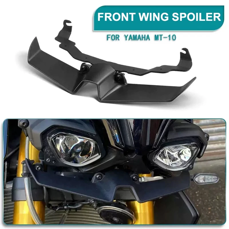 Front Spoiler Aerodynamic Frontal Wing For YAMAHA MT-10 MT10 MT 10 SP 2022- Sport Downforce Deflector Naked Motorcycle Accessory