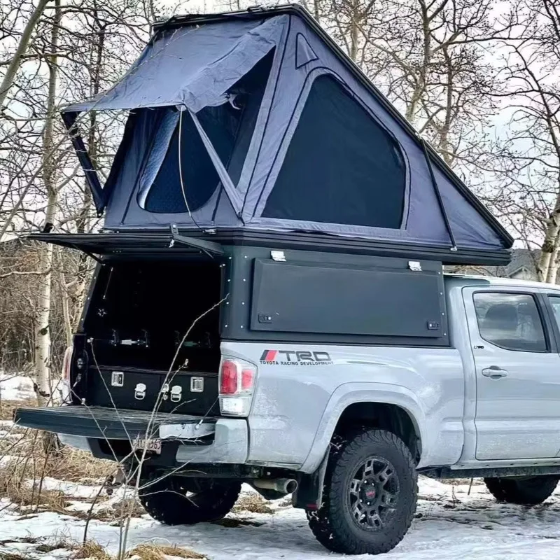 4x4 Outdoor Truck Canopy Camper Hard Shell Roof Top Tents For Ford F150 Truck Camper Shell Topper 2026 Customize