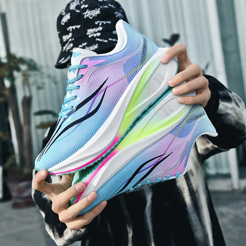 

Men's Carbon Plate Marathon Running Shoes Professional Stable G-Relief Racing Sneakers