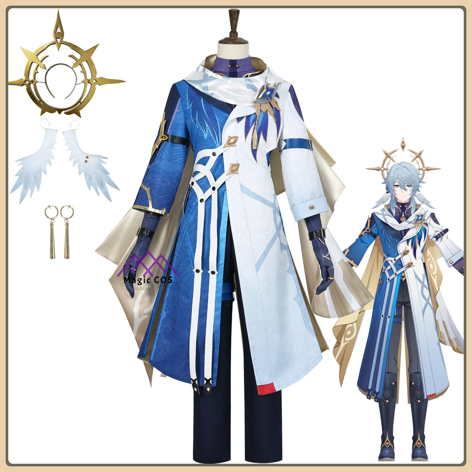 

Honkai Star Rail Order Sunday Cosplay Costume Anime Neat Set High Quality Full Set Anime Outfit for Women Anime Exhibition Party