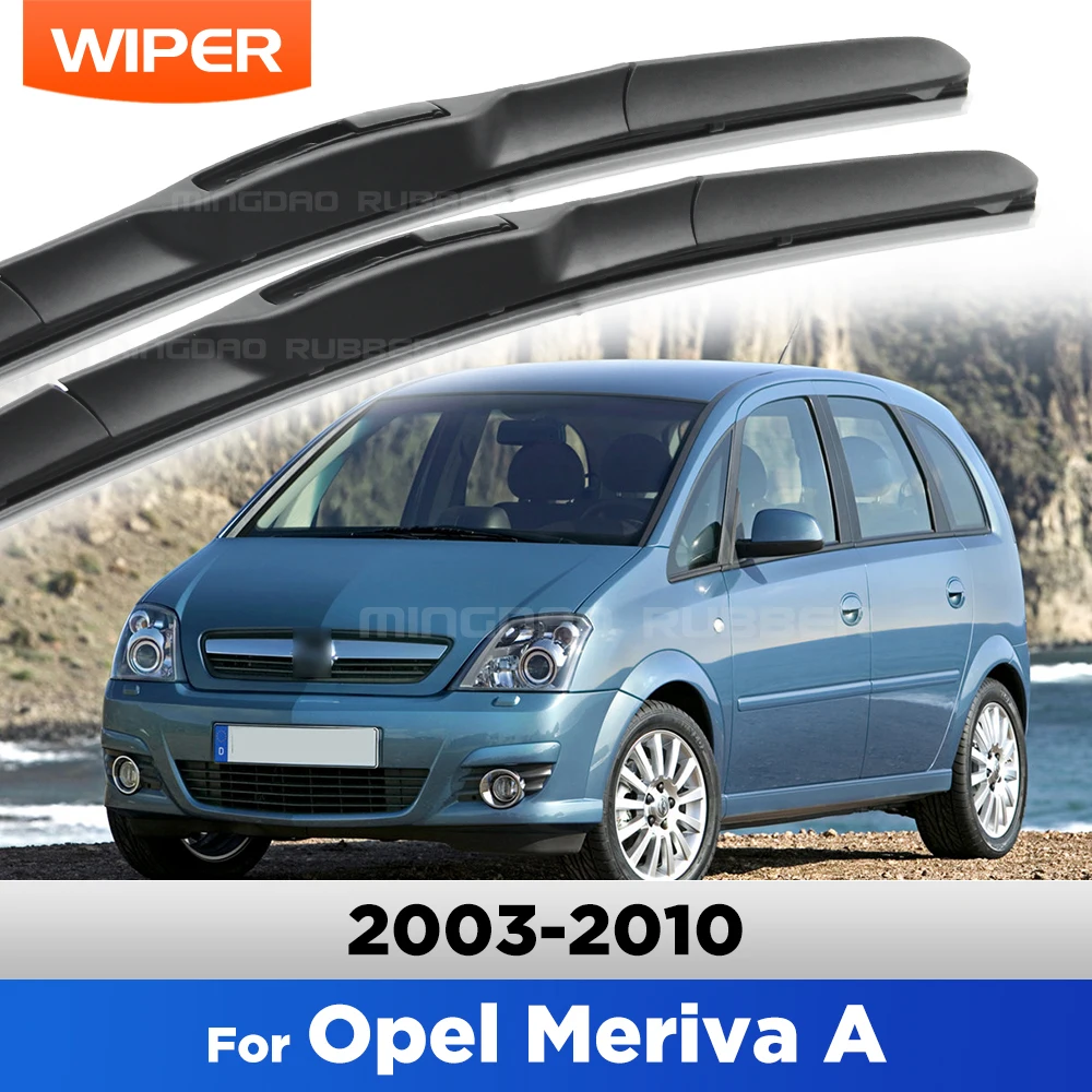 

Rubber Wiper Blades For Opel Meriva A 2003-2010 2004 2005 2006 2007 2008 2009 OEM Quality Silent Windshield Wipers 24"24"