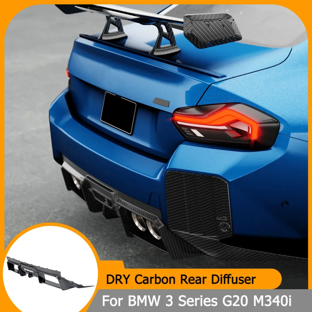 

Prepreg DRY CARBON Car Rear Diffuser for BMW 2 Series G87 M2 Coupe 2022-2024 Car Rear Bumper Diffuser Lip Bodykits