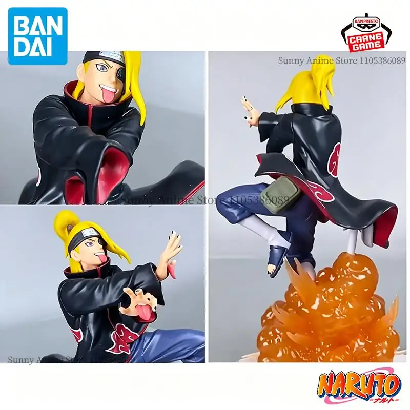 

В наличии: Оригинальные фигурки Bandai Naruto Deidara, аниме-модели, мультяшные куклы, настольные игрушки, праздничные подарки, декоративные украшения из ПВХ
