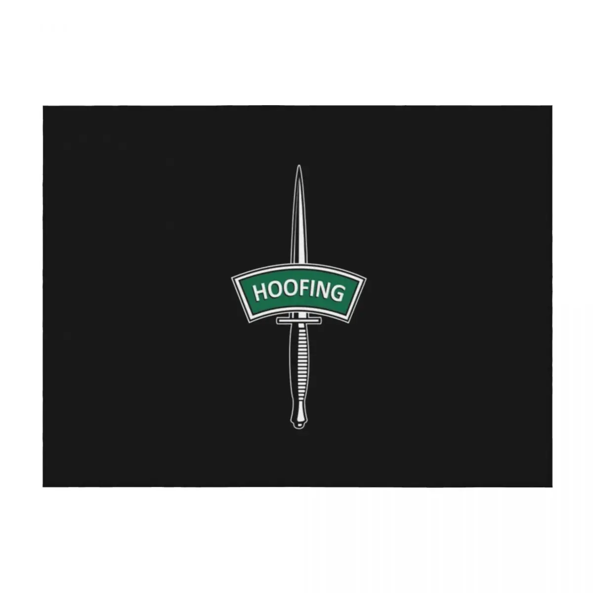 

Royal Marines Commando - HOOFING Throw Blanket Decorative Sofa Decorative Beds Luxury St Thins Blankets