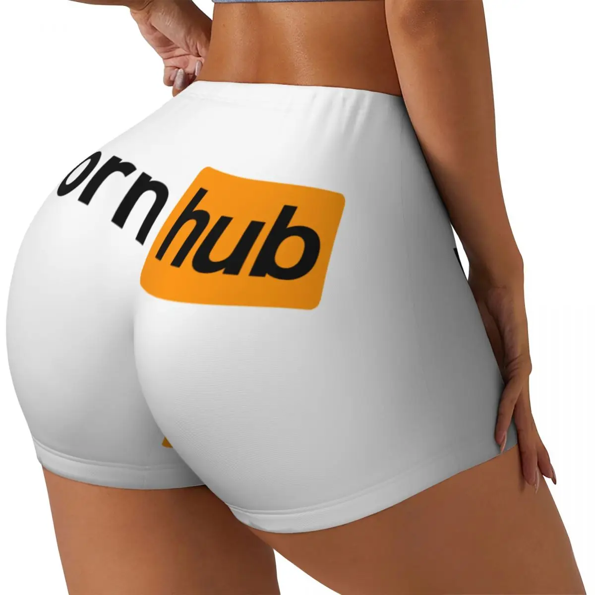 Custom P-pornhubs Symbol Workout Shorts for Women Gym Volleyball Biker Yoga Shorts