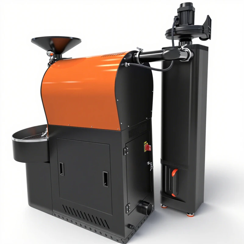 Automatic coffee roaster 3kg Fully automatic coffee roaster 3kg 5kg Industrial coffee roaster