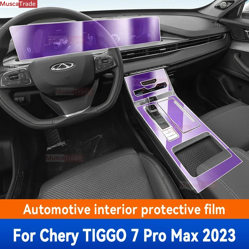 

For CHERY TIGGO 7 Pro Max 2023 Car Interior Center Console Screen Protective Film Anti-scratch Repair Sticker Accessories