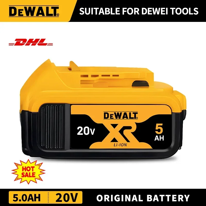 정품 Dewalt 배터리, 전동 공구 배터리, DCB200MAX, DCB606, DCB205, DCB206, DCB209, DCB182, 20V, 60V, 5000mAh