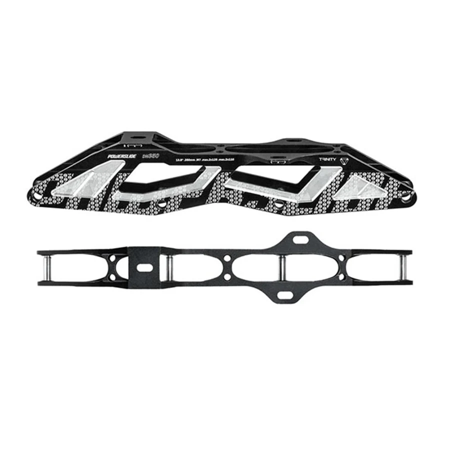 

1 Pair DH350 Trinity Downhill Skating Frames Original Powerslide Speed Skate Frame 125-110-110-125mm Stable Inline Skate Base