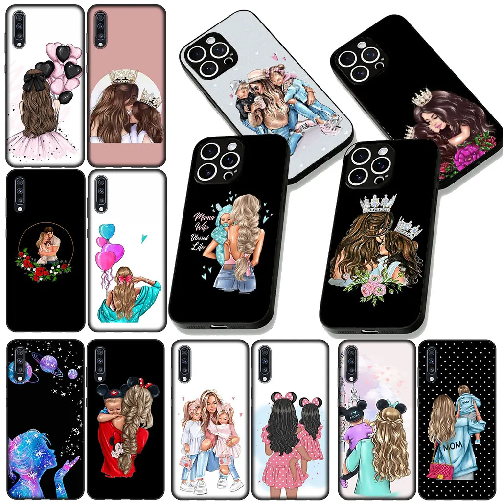 Capa de Telefone Feminina para Motorola Moto Edge - Mãe e Filha - Imagem 5