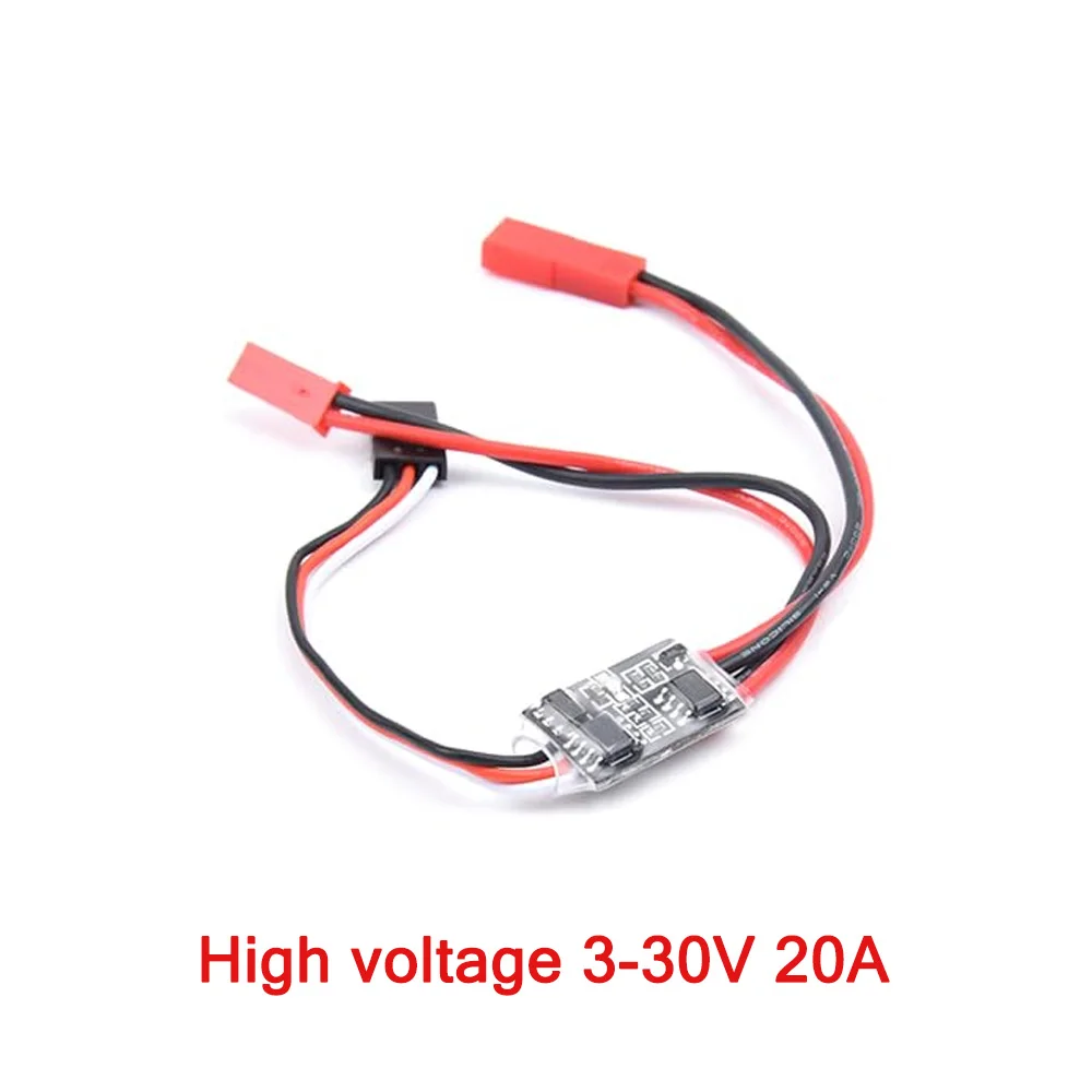 5/1 Stück Fernbedienung Ein/Aus 3-30 V RC 20 A Elektronischer Schalter für Fernbedienung Drohnen Autos LKW LED-Leuchten PWM-Signalsteuerung