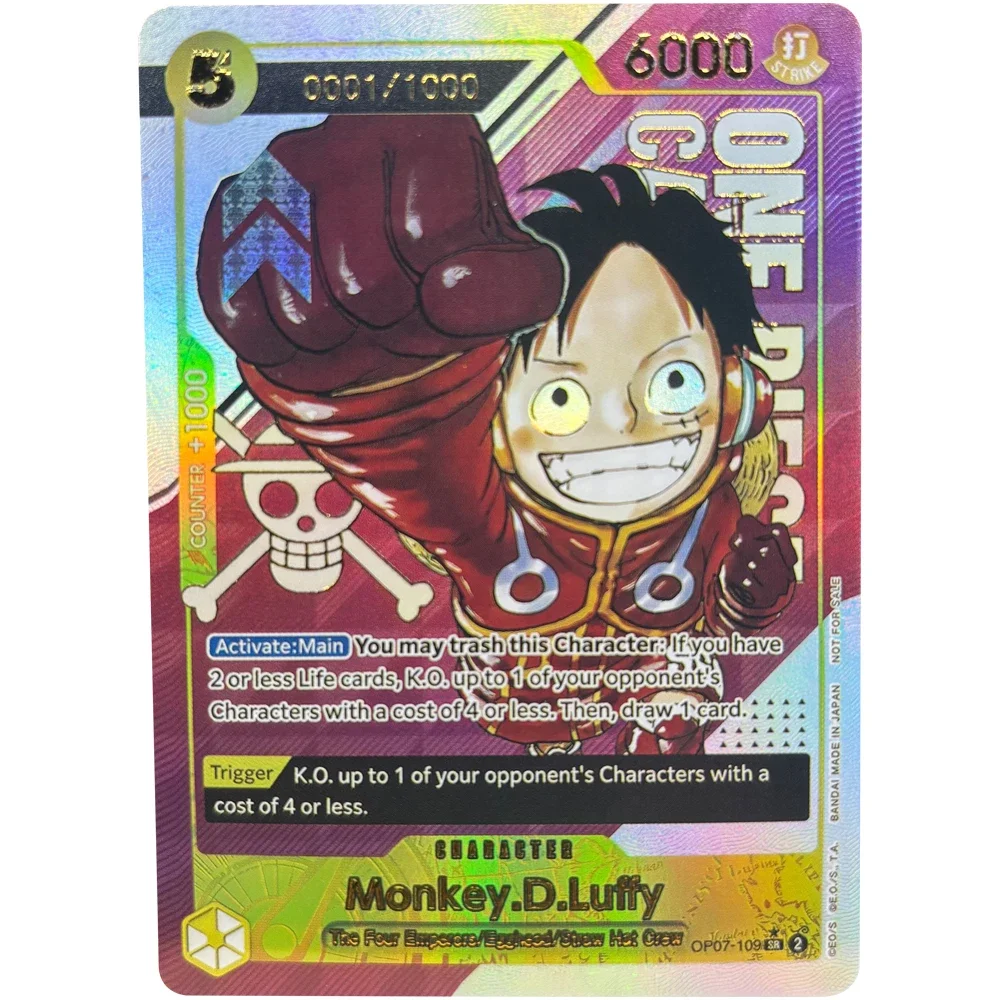 ONE PIECE Collection Cards Number card Monkey D. Luffy Shanks Ace