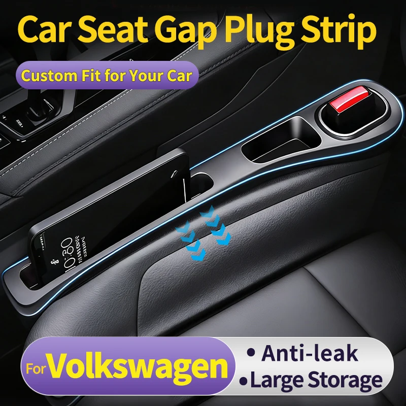 

Special Car Gap Filler Strip for Volkswagen, Auto Seat Crevice Seal Strip & Storage Organizer