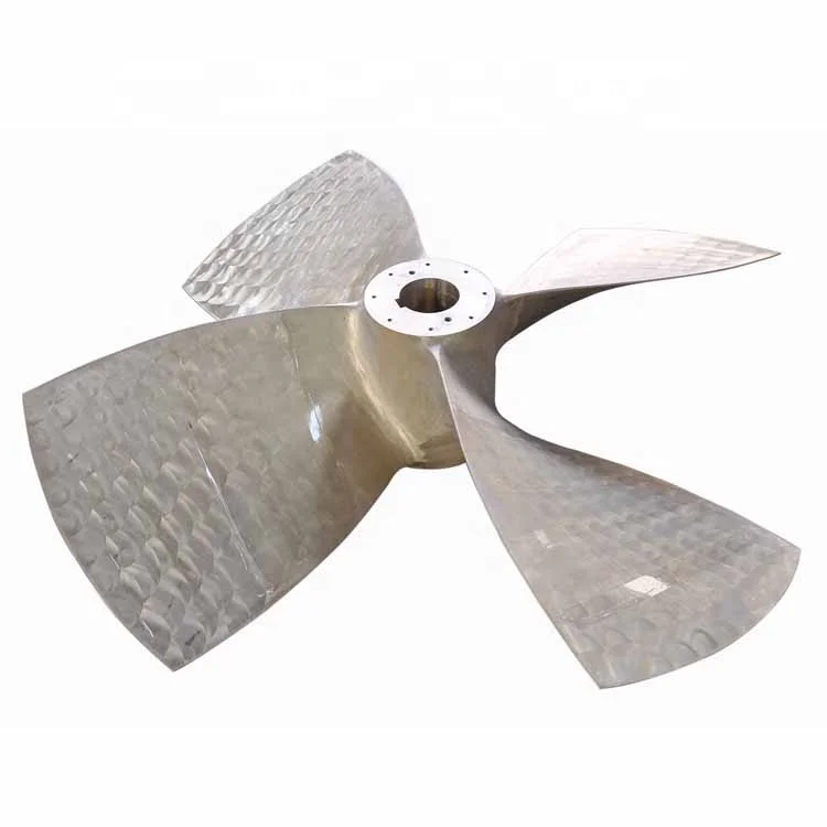 Brand New High-quality Bronze and Stainless Steel Outboard Propeller with Four Blades, Customizable