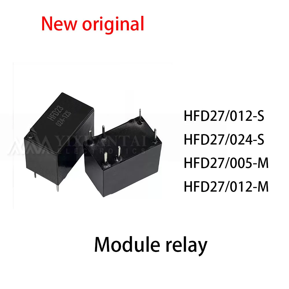 (10pcs) 100% New relay HFD27/012-S HFD27/024-S HFD27/005-M HFD27/012-M Module relay