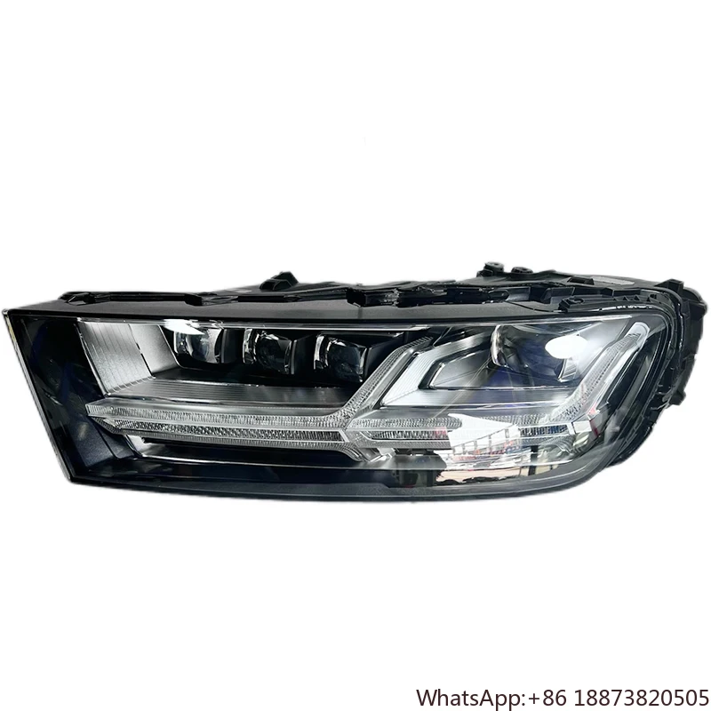 

High-quality Car Lighting for Audi Q7 High Configuration matrix Three-eye LED Headlights