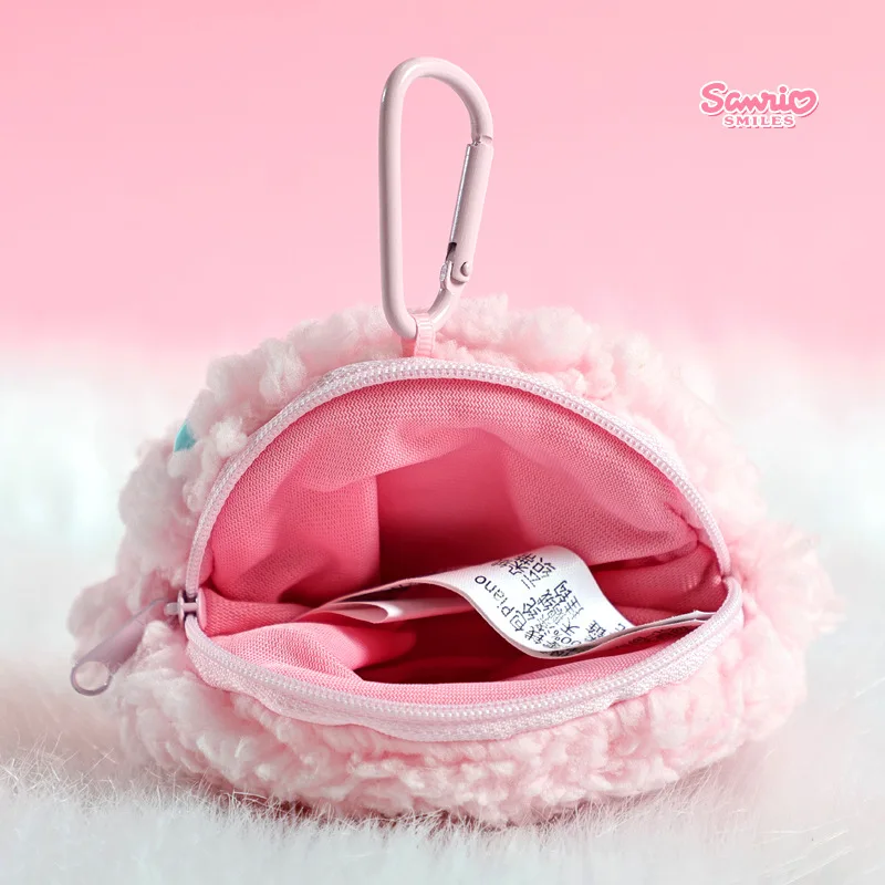 サンリオピアノかわいい子羊ぬいぐるみ小銭入れイチゴぬいぐるみ充填おもちゃペンダント女の子化粧バッグジッパー装飾人形ギフト