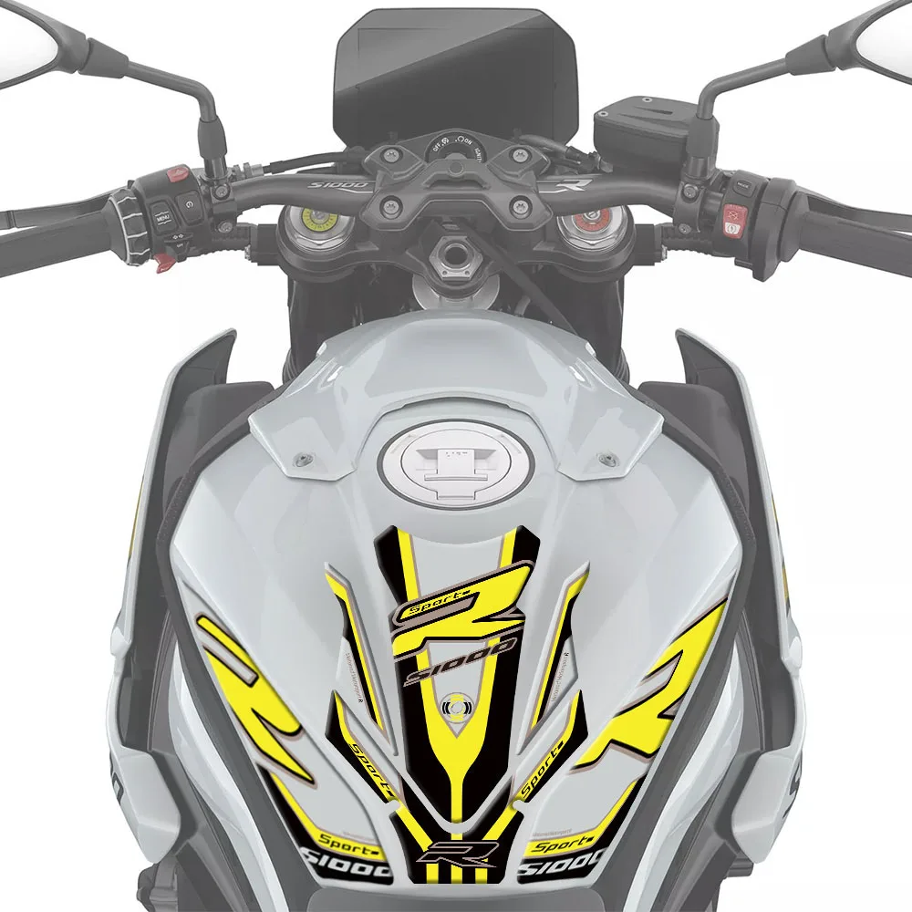 For BMW S1000R S 1000 R 2021 2022 2023 2024 Motorcycle Knee Pad Tank Protector 3D Gel Paint Protection Decal Stickers 6